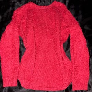 St. John's Bay Vibrant Red Crew Neck Sweater